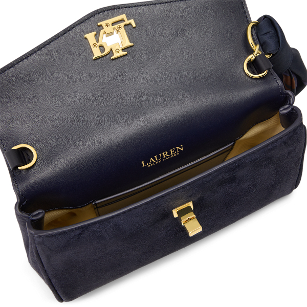 Pochette con tracolla e foulard Lauren in Blu nvy Lrn/St ci/Blu nvy 5
