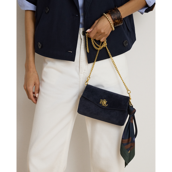 Hybrid-Umh&auml;ngetasche mit Tuch Lauren in L.-Navy/G&uuml;rteldruck/Navy 7