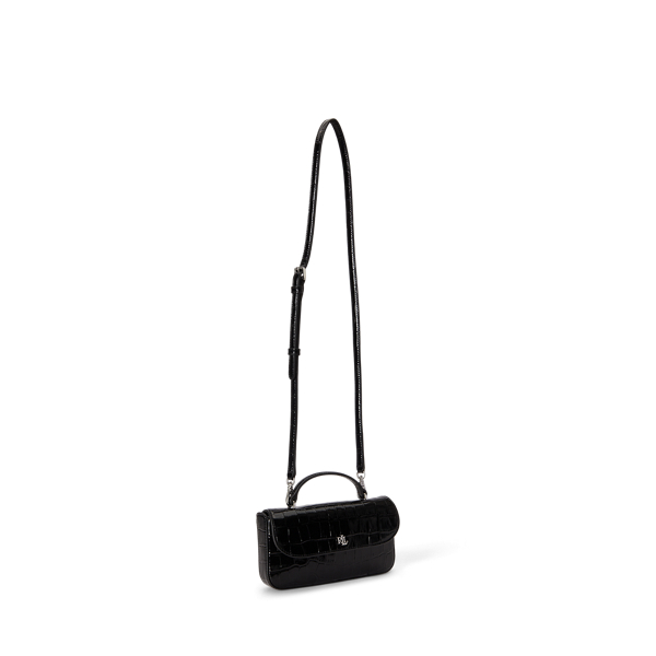 Croc-Embossed Marcy Crossbody Wallet