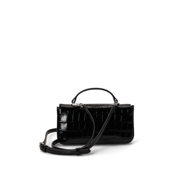 Croc-Embossed Marcy Crossbody Wallet