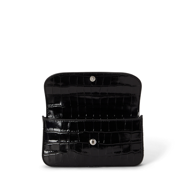 Croc-Embossed Marcy Crossbody Wallet