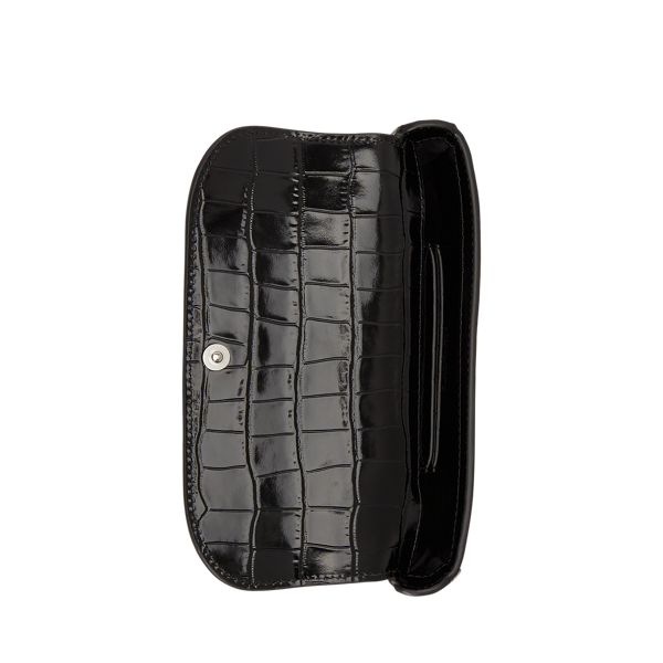 Croc-Embossed Marcy Crossbody Wallet