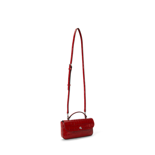 Croc-Embossed Marcy Crossbody Wallet