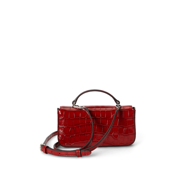 Croc-Embossed Marcy Crossbody Wallet