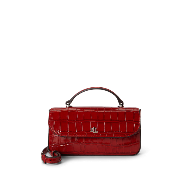 Croc-Embossed Marcy Crossbody Wallet