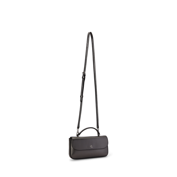 Metallic Leather Marcy Crossbody Wallet