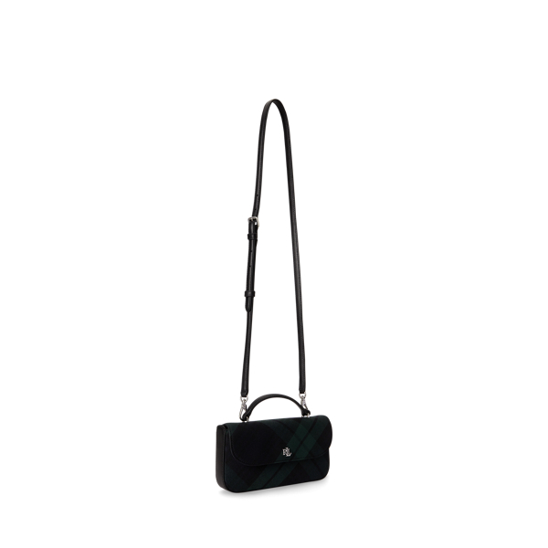 Black Watch Twill Marcy Crossbody Wallet