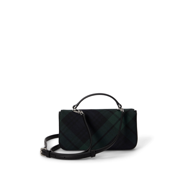 Black Watch Twill Marcy Crossbody Wallet