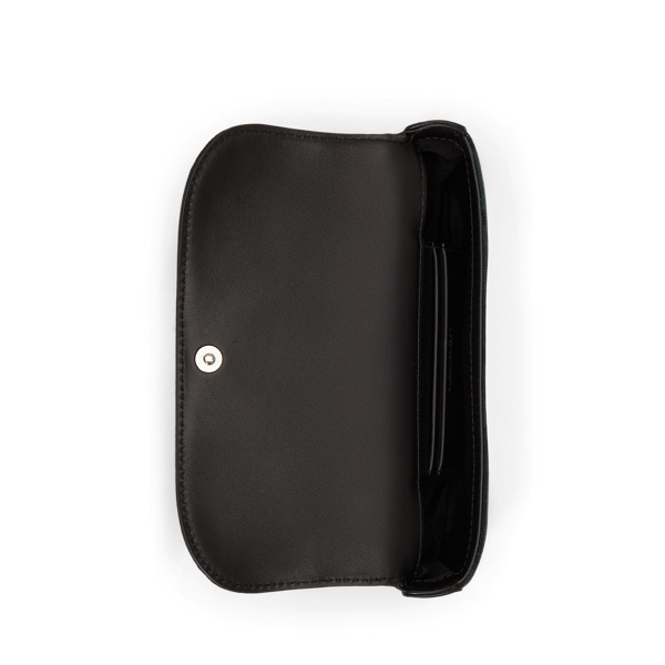 Black Watch Twill Marcy Crossbody Wallet