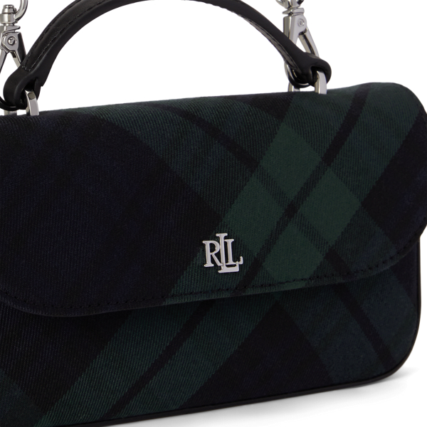 Black Watch Twill Marcy Crossbody Wallet