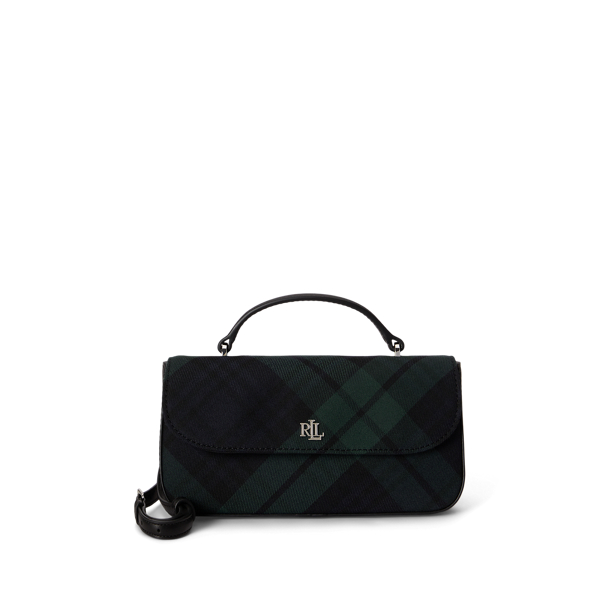 Black Watch Twill Marcy Crossbody Wallet