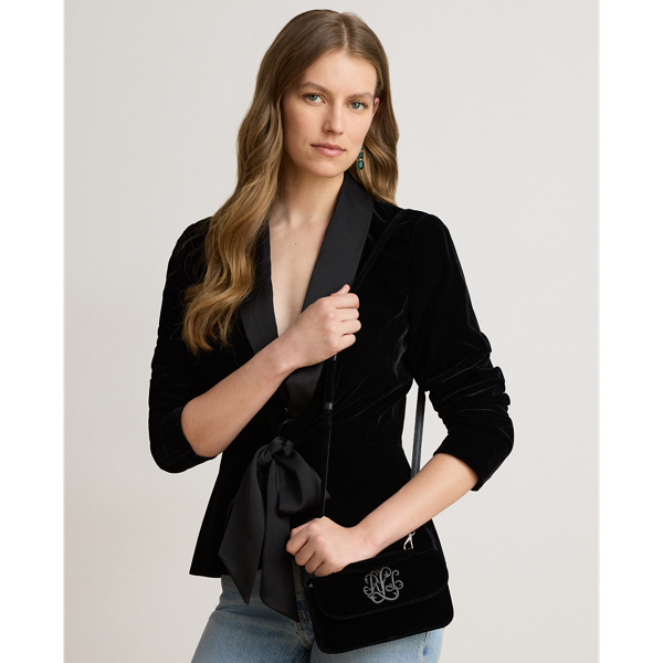 Marcy Velvet Crossbody Wallet