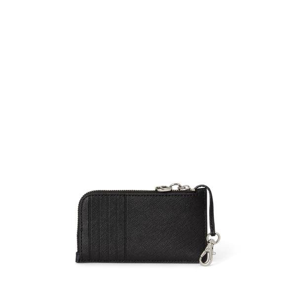 Black Watch Leather L-Zip Card Case