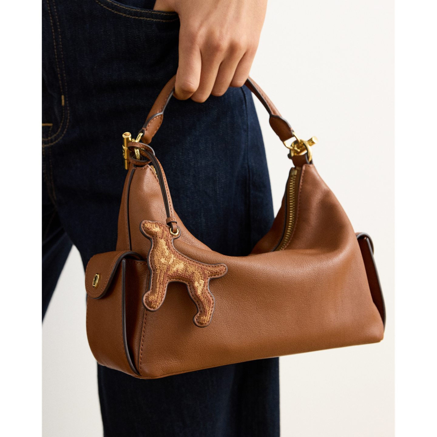 Ralph Lauren Embroidered Vizsla Charm, цвет: Рыжевато-коричневый — фото 2