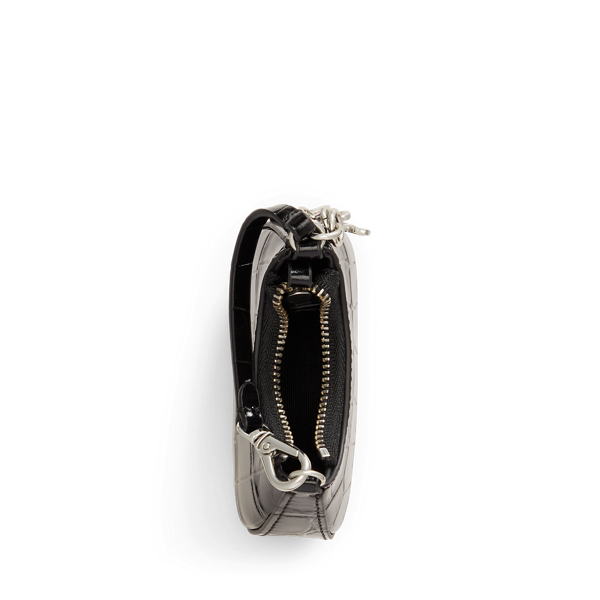 Croc-Embossed Leather Marcy Charm
