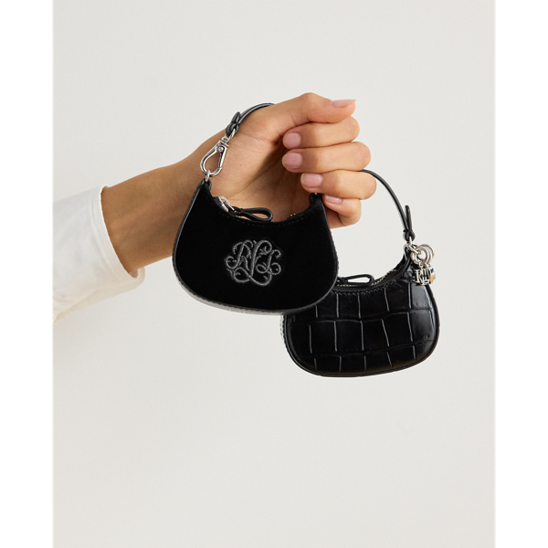 Croc-Embossed Leather Marcy Charm