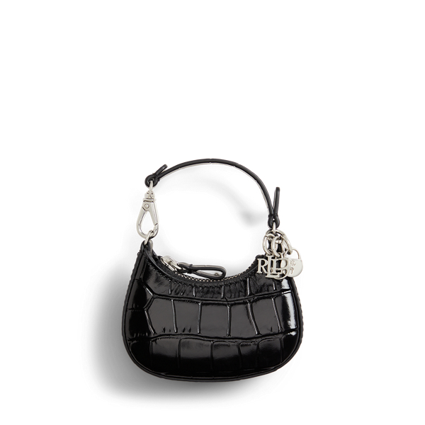 Croc-Embossed Leather Marcy Charm