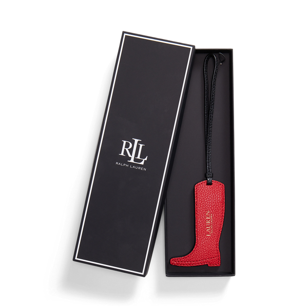 Two-Tone Leather Riding Boot Charm