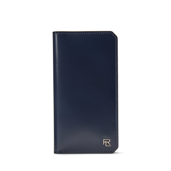 RL Box Calfskin Vertical Wallet