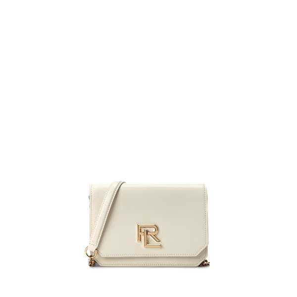 Lux Cream RL 888 Box Calfskin Mini Crossbody Chain Ralph Lauren Collection 1