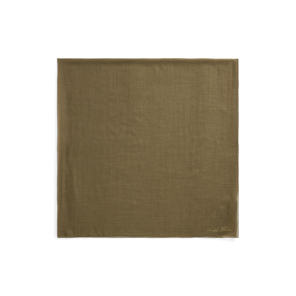 Moss Cashmere-Silk Pashmina Scarf Ralph Lauren Collection 2