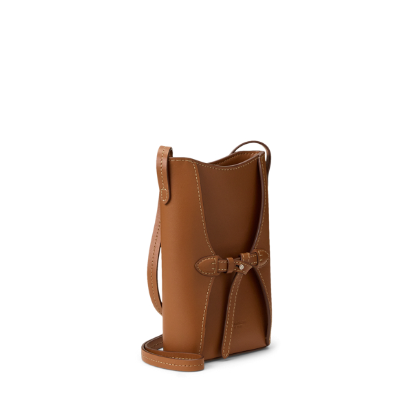 RL Gold The Ralph Calfskin Phone Pouch Ralph Lauren Collection 3