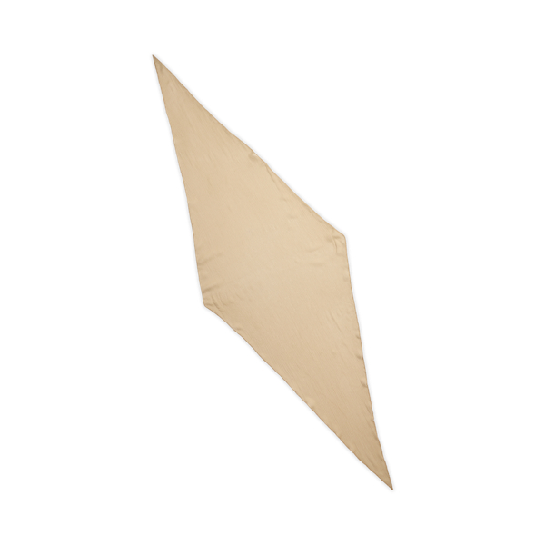 Foulard losange perl&eacute; mousseline de soie Ralph Lauren Collection en Sable 2