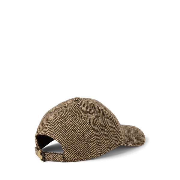 Herringbone Tweed Ball Cap