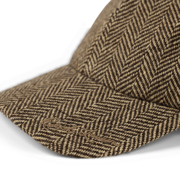 Herringbone Tweed Ball Cap