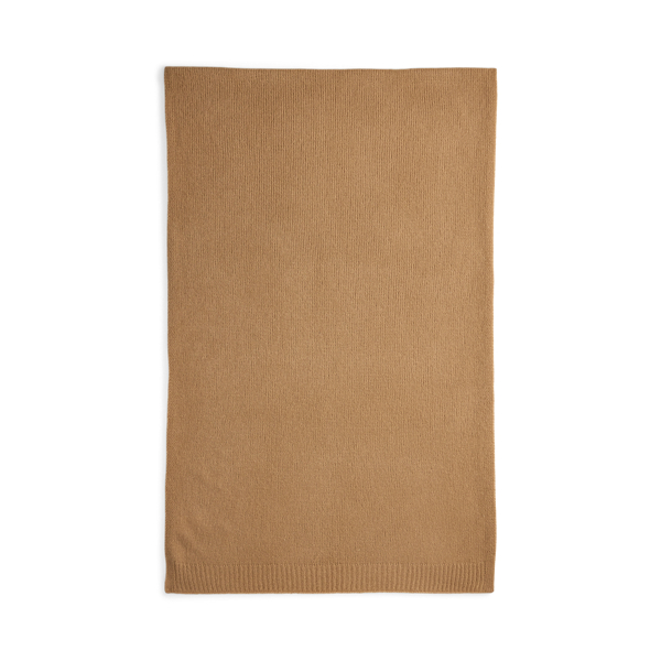 Camel Cashmere-Blend Jersey Scarf Ralph Lauren Collection 2