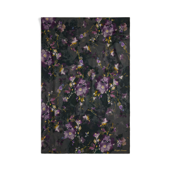 Kaszmirowa pashmina w kwiaty