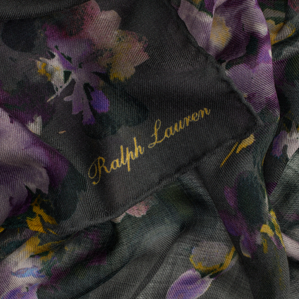 Kaszmirowa pashmina w kwiaty