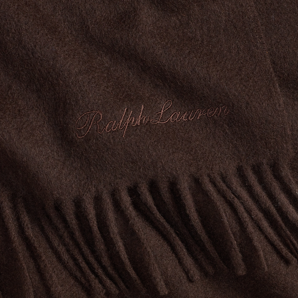 Fringe-Trim Cashmere Scarf
