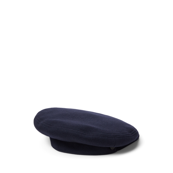 Midnight Double-Faced Wool-Cashmere Captain&rsquo;s Hat Ralph Lauren Collection 2