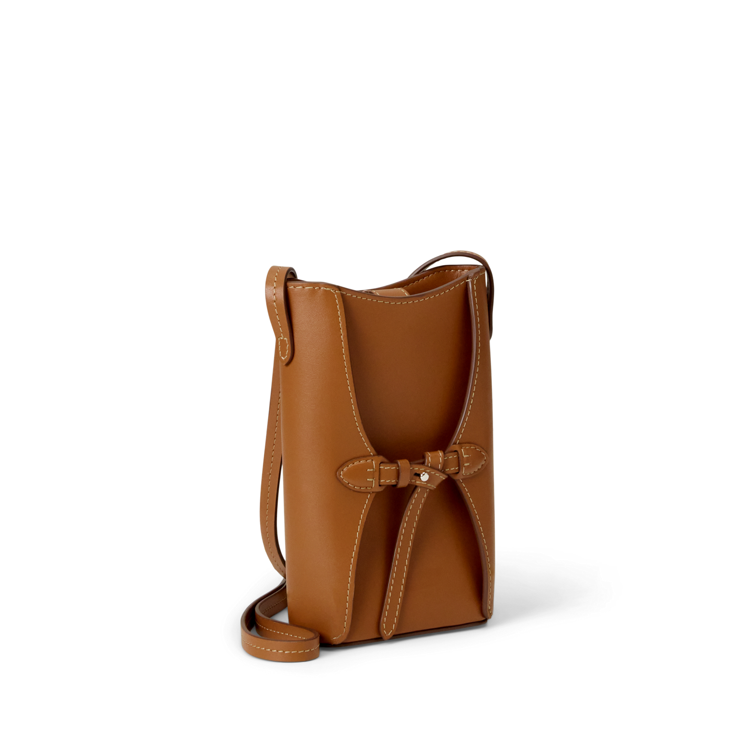 Женская сумка Ralph Lauren The Ralph Calfskin Phone Pouch, цвет: Золотой — фото 1