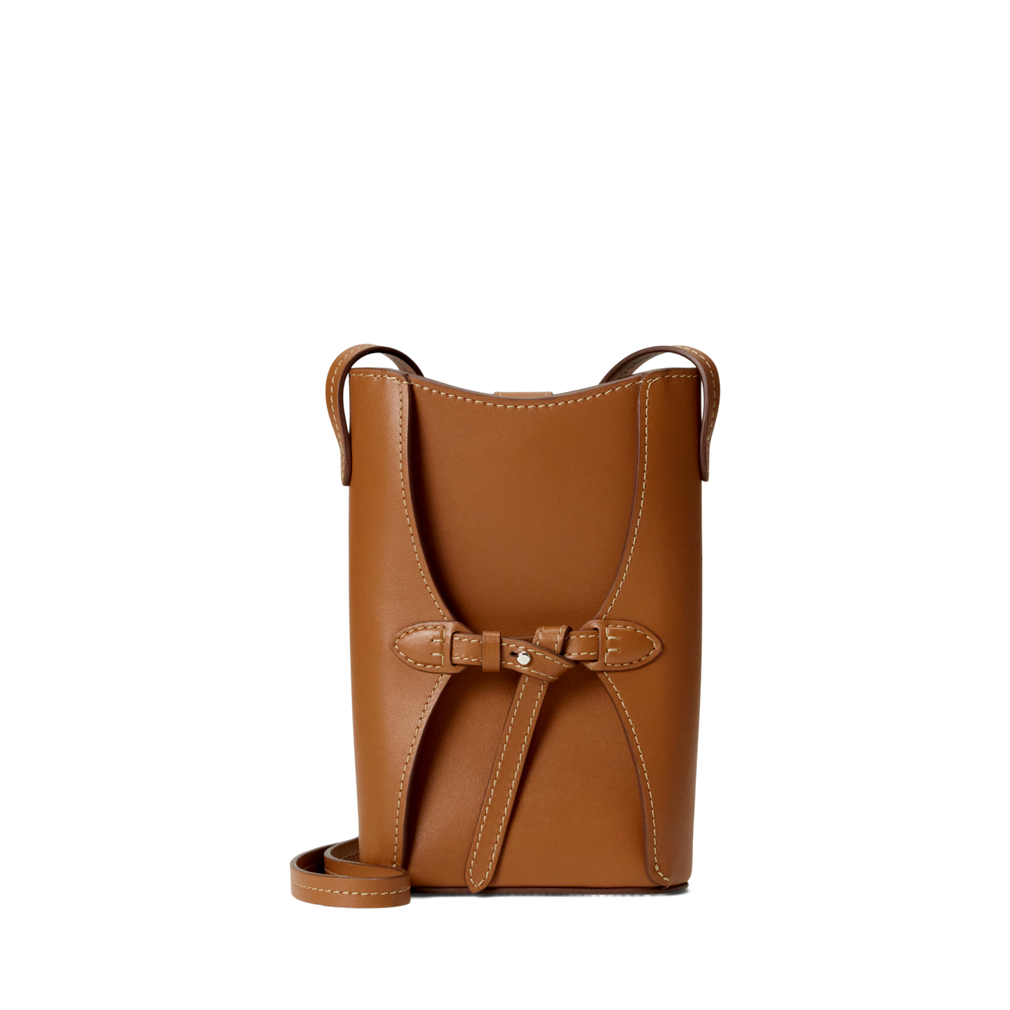 Женская сумка Ralph Lauren The Ralph Calfskin Phone Pouch, цвет: Золотой — фото 5