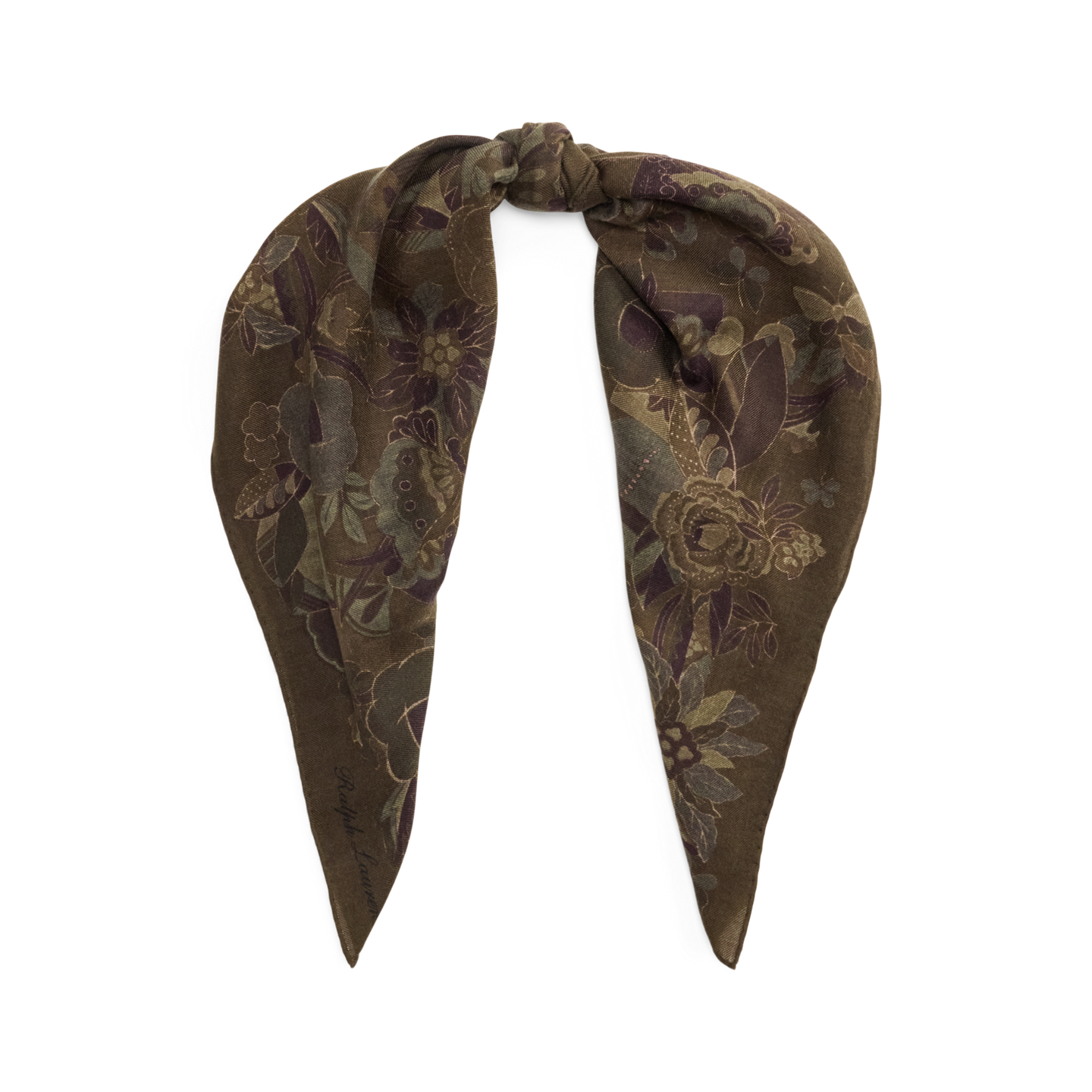 Женский шарф Ralph Lauren Floral Cashmere Square, цвет: Разноцветный — фото 2