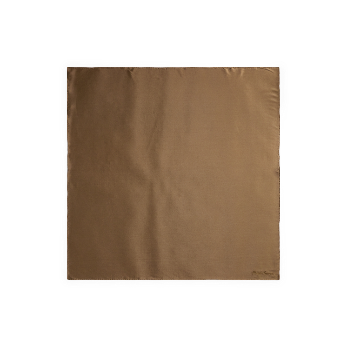 Женский шарф Ralph Lauren Stretch Silk Charmeuse Square, цвет: Portobello — фото 1