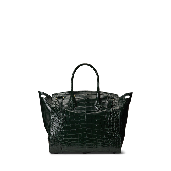 トートバッグ Ralph Lauren Leather Soft Ricky 33 Bag (435189535001 BLACK) s7-1020852_lifestyle?$rl_4x5_pdp$