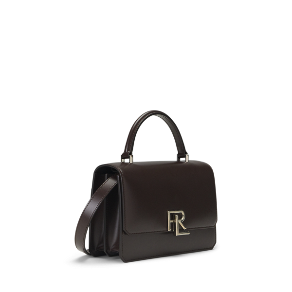 Ralph Lauren Collection RL 888 박스 카프스킨 탑 핸들 모카 3