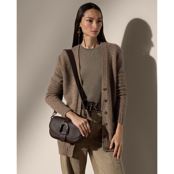 Schultertasche Welington aus Kalbsleder Ralph Lauren Collection in Mokka 7