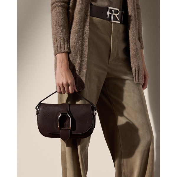 Schultertasche Welington aus Kalbsleder Ralph Lauren Collection in Mokka 8