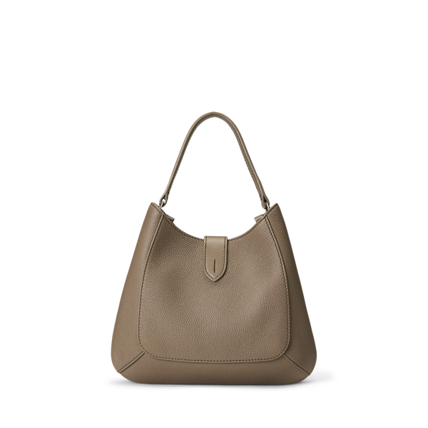 Ralph Lauren Collection 웰링턴 카프스킨 미니 숄더백 다크 토프 4