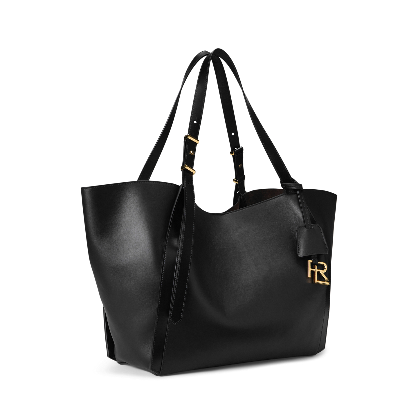 Женская сумка Ralph Lauren RL 888 Calfskin Tote, цвет: Чёрный — фото 1