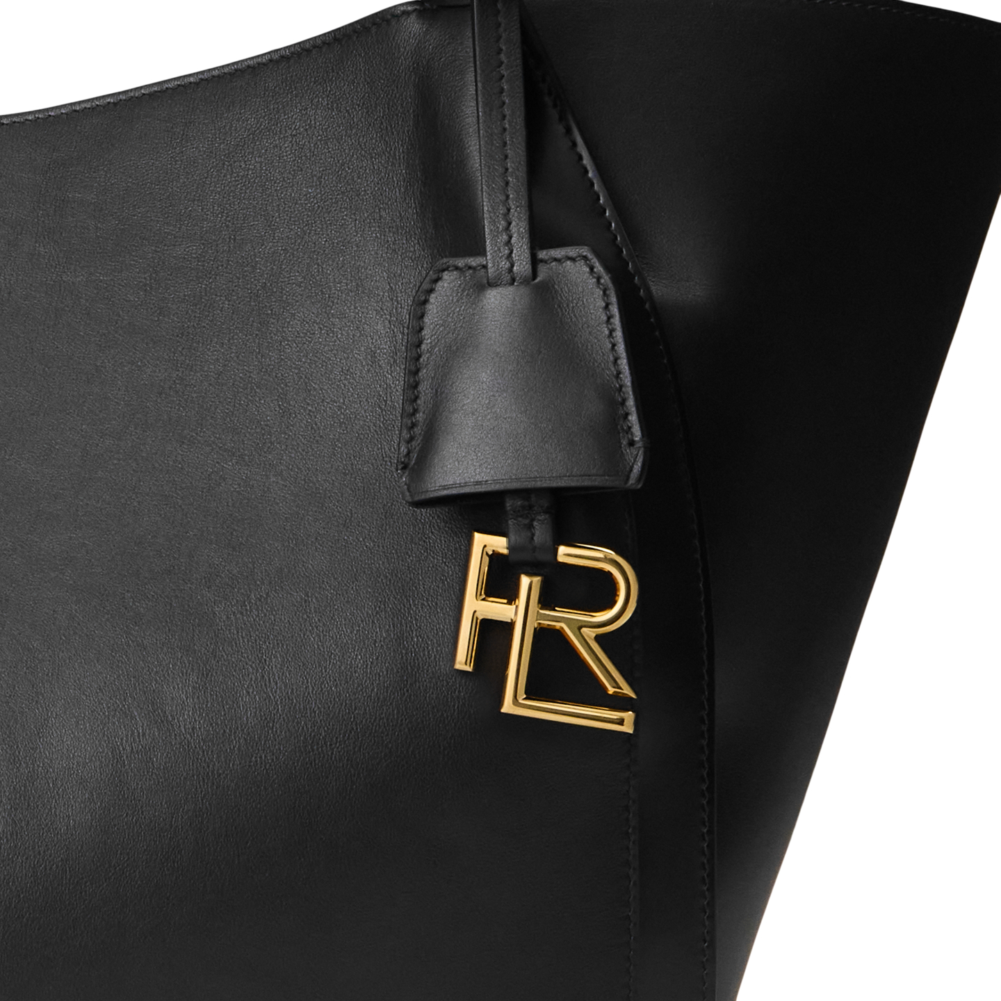 Женская сумка Ralph Lauren RL 888 Calfskin Tote, цвет: Чёрный — фото 4