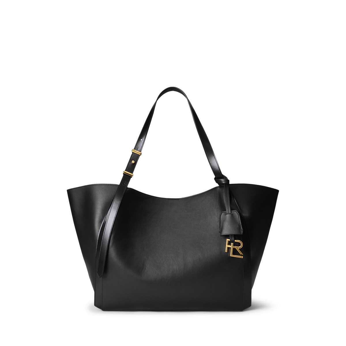 新品未使用】Ralph Lauren 黒 レザートートバッグ