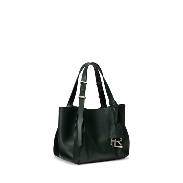 Ralph Lauren Collection RL 888 カーフスキン ミニ トート リージェント グリーン 3