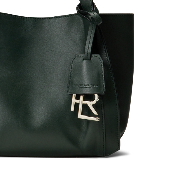 Ralph Lauren Collection RL 888 カーフスキン ミニ トート リージェント グリーン 6