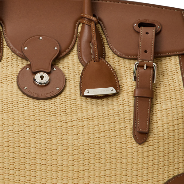 Soft Ricky 40 Braided Raffia Bag