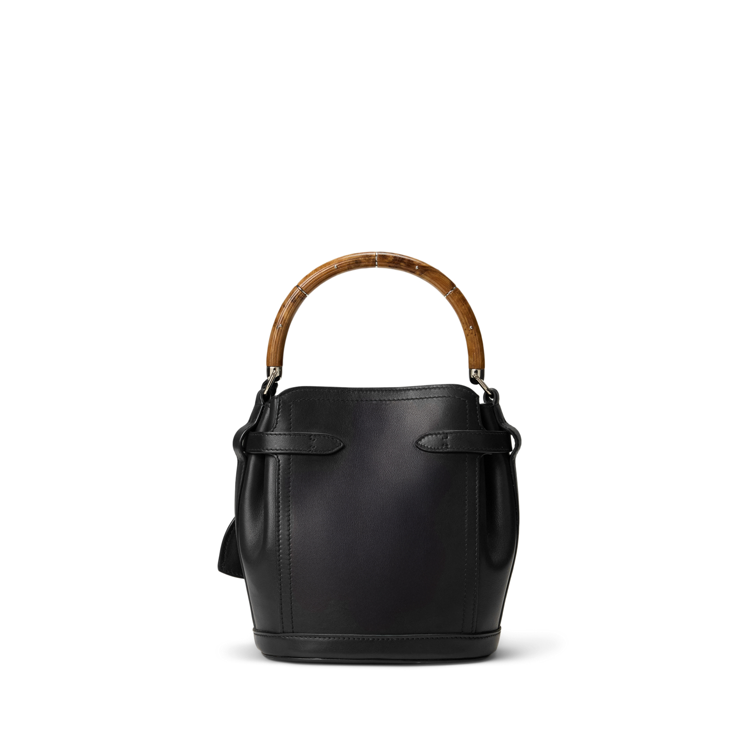 Женская сумка Ralph Lauren The Ralph Calfskin Small Bucket, цвет: Чёрный — фото 2